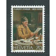 Suiza - Correo 1981 Yvert 1123 ** Mnh Albert Anker pintura