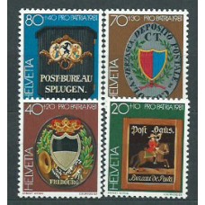 Suiza - Correo 1981 Yvert 1128/31 ** Mnh Pro patria