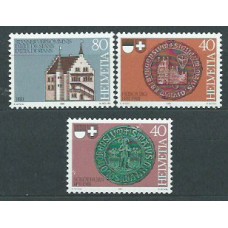 Suiza - Correo 1981 Yvert 1132/4 ** Mnh