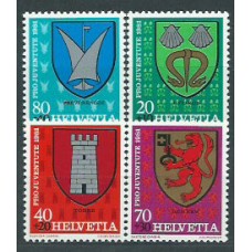 Suiza - Correo 1981 Yvert 1139/42 ** Mnh Pro juventud escudos