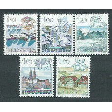 Suiza - Correo 1982 Yvert 1156/60 ** Mnh Signos del zodiaco