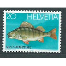 Suiza - Correo 1983 Yvert 1174 ** Mnh Fauna peces