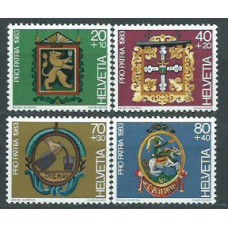 Suiza - Correo 1983 Yvert 1180/3 ** Mnh Pro patria