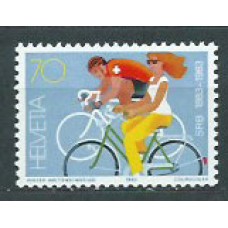 Suiza - Correo 1983 Yvert 1187 ** Mnh Deportes bicicleta