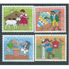 Suiza - Correo 1984 Yvert 1213/6 ** Mnh Pro juventud