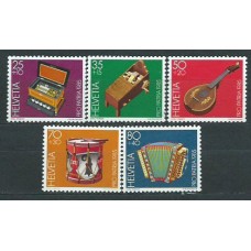 Suiza - Correo 1985 Yvert 1225/9 ** Mnh Pro patria música