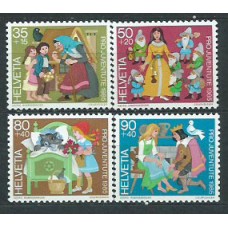 Suiza - Correo 1985 Yvert 1233/6 ** Mnh Pro juventud cuentos