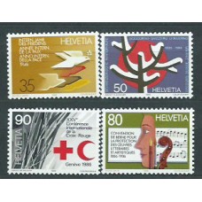 Suiza - Correo 1986 Yvert 1256/9 ** Mnh