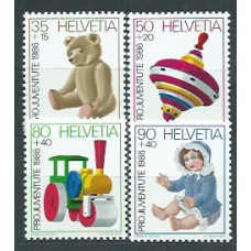 Suiza - Correo 1986 Yvert 1260/3 ** Mnh Pro juventud juguetes