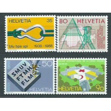 Suiza - Correo 1988 Yvert 1304/7 ** Mnh