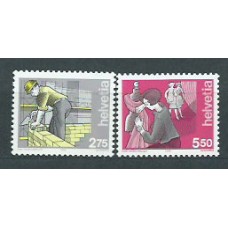 Suiza - Correo 1989 Yvert 1325/6 ** Mnh