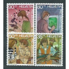 Suiza - Correo 1989 Yvert 1333/6 ** Mnh Pro juventud