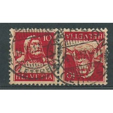 Suiza - Correo 1914 Yvert 138b usado GuillermoTell