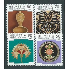 Suiza - Correo 1992 Yvert 1399/402 ** Mnh