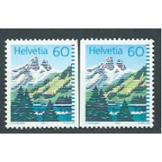 Suiza - Correo 1993 Yvert 1418a/b ** Mnh Muntaña