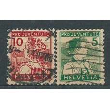 Suiza - Correo 1915 Yvert 149/50 usado