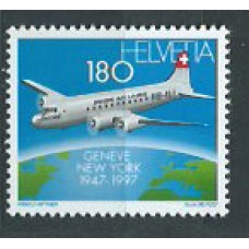 Suiza - Correo 1997 Yvert 1537 ** Mnh Avión