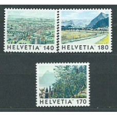Suiza - Correo 1998 Yvert 1583/5 ** Mnh Vistas de Suiza