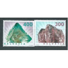 Suiza - Correo 2003 Yvert 1776/7 ** Mnh Minerales
