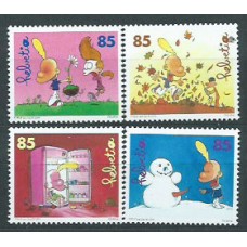 Suiza - Correo 2004 Yvert 1794/7 ** Mnh Dibujos