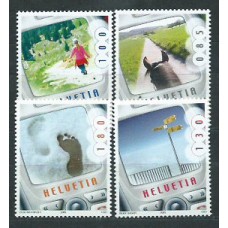 Suiza - Correo 2005 Yvert 1859/62 ** Mnh Teléfono