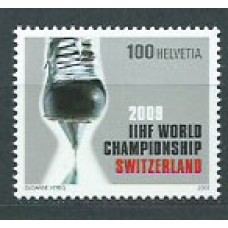 Suiza - Correo 2009 Yvert 2020 ** Mnh Deportes Hockey