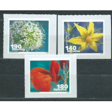 Suiza - Correo 2012 Yvert 2165/7 ** Mnh Flores