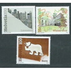 Suiza - Correo 2013 Yvert 2237/9 ** Mnh   Cuidades Suizas