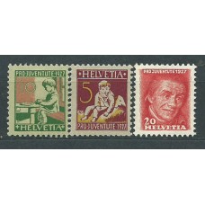 Suiza - Correo 1927 Yvert 226/8 ** Mnh