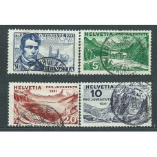 Suiza - Correo 1931 Yvert 250/3 usado