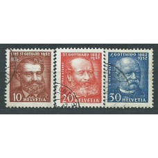 Suiza - Correo 1932 Yvert 260/2 usado Personajes