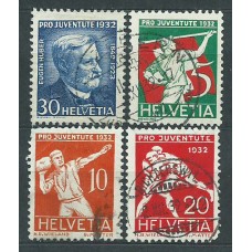 Suiza - Correo 1932 Yvert 263/6 usado Deportes