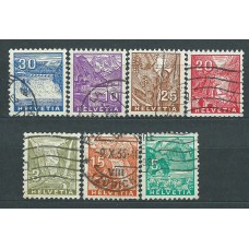 Suiza - Correo 1934 Yvert 271/7 usado