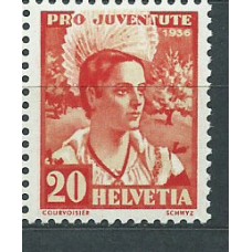 Suiza - Correo 1936 Yvert 300 ** Mnh