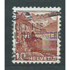 Suiza - Correo 1940 Yvert 348 usado Castillo de Chillon