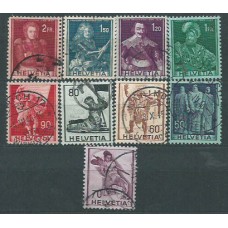 Suiza - Correo 1941 Yvert 358/66 usado