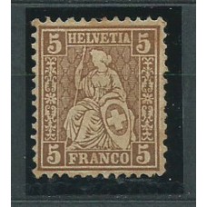 Suiza - Correo 1862 Yvert 35a (*) Mng