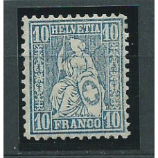 Suiza - Correo 1862 Yvert 36 * Mh