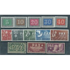 Suiza - Correo 1945 Yvert 405/17 ** Mnh La Paz
