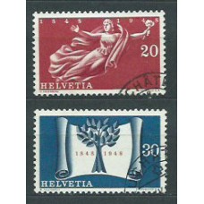 Suiza - Correo 1948 Yvert 455/6 usado