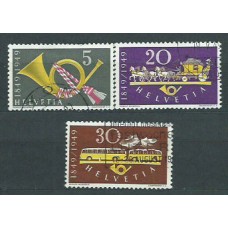 Suiza - Correo 1949 Yvert 471/3 usado