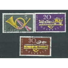 Suiza - Correo 1949 Yvert 471/3 usado