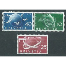 Suiza - Correo 1949 Yvert 474/6 * Mh UPU