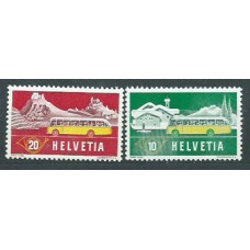 Suiza - Correo 1953 Yvert 537/8 ** Mnh Autobuses
