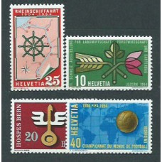 Suiza - Correo 1954 Yvert 544/7 ** Mnh