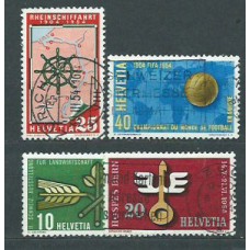 Suiza - Correo 1954 Yvert 544/7 usado