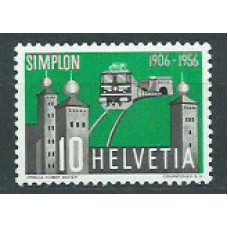 Suiza - Correo 1956 Yvert 573 ** Mnh Tunel de Simplon