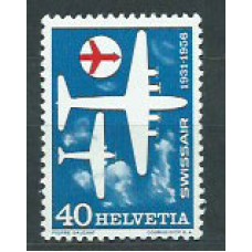 Suiza - Correo 1956 Yvert 575 * Mh Aviación