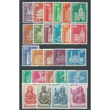 Suiza - Correo 1960 Yvert 643/60F ** Mnh Arquitectura