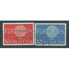 Suiza - Correo 1960 Yvert 666/7 usado Europa